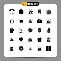 interface mobile glyphe solide ensemble de 25 pictogrammes d'oeufs d'ordinateur multimédia pâques fidélisation de la clientèle éléments de conception vectoriels modifiables vecteur