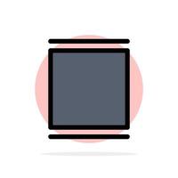 galerie instagram définit la chronologie abstrait cercle fond plat couleur icône vecteur
