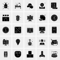 25 icônes commerciales universelles vector illustration d'icône créative à utiliser dans un projet lié au web et au mobile