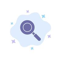 recherche recherche trouver icône bleue sur fond de nuage abstrait vecteur