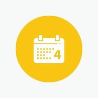 calendrier jour date américain vecteur