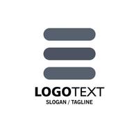 liste tâche texte modèle de logo d'entreprise couleur plate vecteur