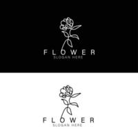 création de logo abstrait fleur rose vecteur