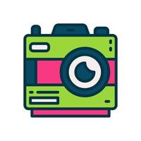 icône d'appareil photo pour votre site Web, mobile, présentation et création de logo. vecteur