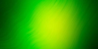 toile de fond de vecteur vert clair avec des courbes.