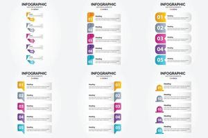 utilisez ces illustrations vectorielles pour créer de superbes infographies pour la publicité. dépliants. dépliants. et revues. vecteur