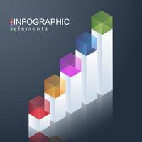 modèle de bannière corporative et commerciale infographie moderne vecteur