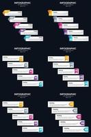 ajoutez de l'impact à votre présentation avec notre pack d'infographies vectorielles. vecteur