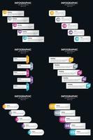 incluez des infographies vectorielles professionnelles dans votre présentation pour un attrait visuel supplémentaire. vecteur