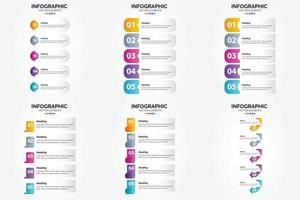 utilisez ces illustrations vectorielles pour créer de superbes infographies pour la publicité. dépliants. dépliants. et revues. vecteur