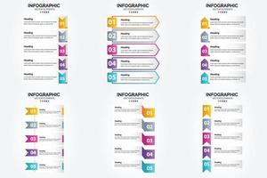 utilisez cet ensemble d'infographies vectorielles pour faire de la publicité dans une brochure. prospectus. ou magazine. vecteur