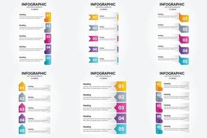 ces infographies d'illustration vectorielle sont idéales pour la publicité dans une brochure. prospectus. ou magazine. vecteur