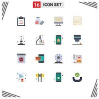 pack de 16 symboles universels de choses iot matériel internet pack modifiable pertinent d'éléments de conception de vecteur créatif