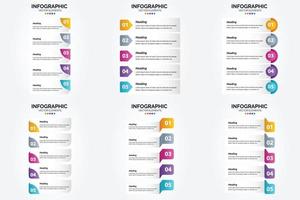 utilisez ces illustrations vectorielles pour créer des infographies accrocheuses pour la publicité. dépliants. dépliants. et revues. vecteur