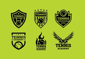 Logo de tennis vecteur libre