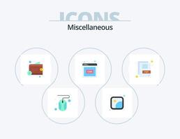 pack d'icônes plat divers 5 conception d'icônes. pdf. codage. ajouter. la toile. code vecteur