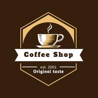 Vecteur de café Shop Logo