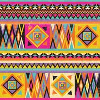 design textile africain coloré. conception d'impression de tissu kente, culture africaine vecteur