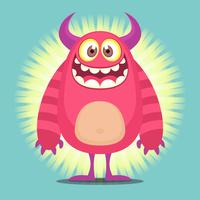 Illustration de personnage mignon Cartoon Troll vecteur