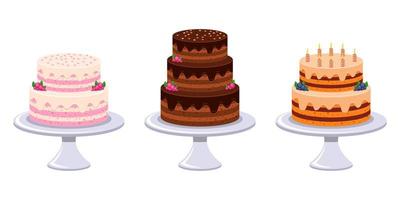 ensemble de gâteau d'anniversaire