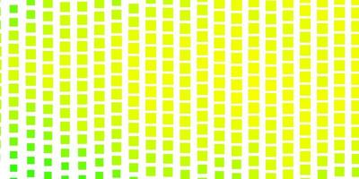 toile de fond de vecteur vert clair, jaune avec des rectangles.
