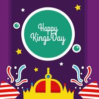 Illustration vectorielle de Kings Day vecteur