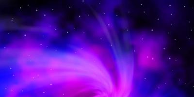 modèle vectoriel violet foncé avec des étoiles abstraites.
