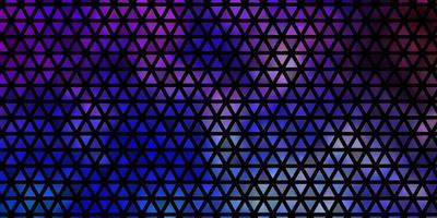 texture de vecteur multicolore léger avec un style triangulaire.