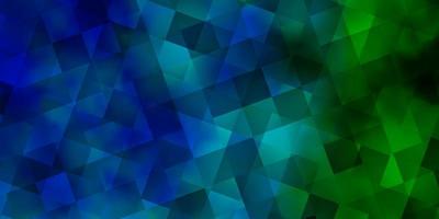 fond de vecteur bleu clair, vert avec des triangles, des rectangles.