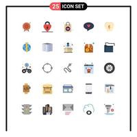 25 icônes créatives signes et symboles modernes d'amour coeur sac à main éléments de conception vectoriels modifiables vecteur