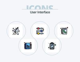 pack d'icônes remplies de ligne d'interface utilisateur 5 conception d'icônes. . utilisateur. Éditer. plus. interface utilisateur vecteur