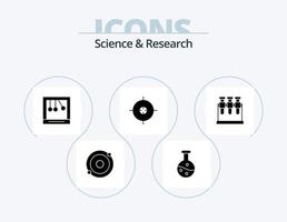 pack d'icônes de glyphe scientifique 5 conception d'icônes. . . newton. la science. chimie vecteur