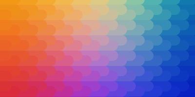 texture de vecteur multicolore léger avec des lignes.