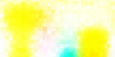 toile de fond de vecteur multicolore clair avec des formes chaotiques.