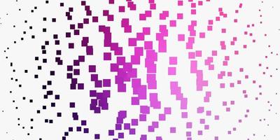 toile de fond de vecteur violet clair, rose avec des rectangles.