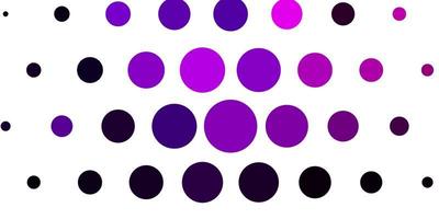 toile de fond de vecteur violet clair avec des cercles.
