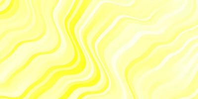 modèle vectoriel jaune clair avec des lignes.