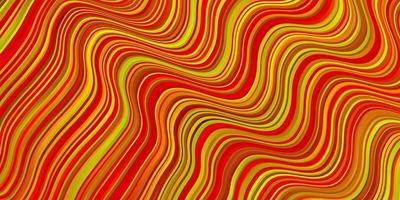 fond de vecteur rouge et jaune foncé avec des lignes pliées.