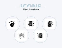 pack d'icônes de glyphe d'interface utilisateur 5 conception d'icônes. . emplacement. serrure. domicile. étiqueter vecteur