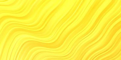 modèle vectoriel jaune clair avec des lignes.