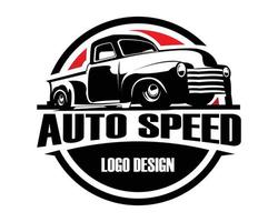 camion silhouette logo vecteur concept 3100 badge emblème isolé. meilleur pour l'industrie du camionnage. disponible en eps 10.