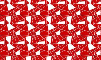 vecteur de modèle sans couture rouge. fond de texture abstraite à motifs modernes avec des lignes et des carrés abstraits