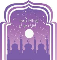 vecteur isra. vecteur d'isra miraj