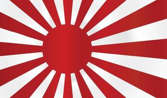 drapeau du pays du soleil levant de la marine impériale japonaise prêt pour la conception de votre histoire vecteur