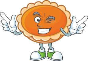 vecteur de thanksgiving tarte orange