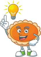 vecteur de thanksgiving tarte orange