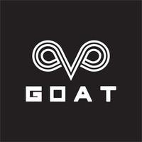 cornes de chèvre de mouton idée logo design icône illustration vectorielle. logos du symbole du zodiaque Bélier vecteur