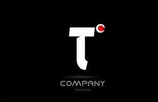 t création d'icône de logo de lettre alphabet noir et blanc avec lettrage de style japonais. modèle créatif pour les entreprises et les entreprises vecteur
