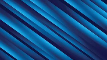 abstrait bleu. lignes et bandes lumineuses diagonales. vecteur