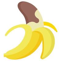 banane en chocolat que l'on peut facilement éditer ou modifier vecteur